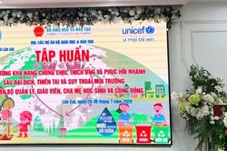 Nâng cao nhận thức năng lực quản lý rủi ro thiên tai trong trường học, cộng đồng