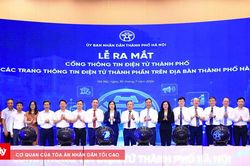 Hà Nội ra mắt nền tảng Cổng Thông tin điện tử và 140 trang thông tin thành phần