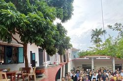 3 anh em họ ở Hưng Yên xây nhà chung sân, chung cổng trên mảnh đất 1.400m2