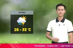 Dự báo thời tiết Hà Tĩnh ngày 30/7: Chiều tối và đêm mưa rào và dông