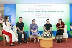 Trao tặng 10 gia đình khó khăn điều trị vô sinh hiếm muộn miễn phí 100%