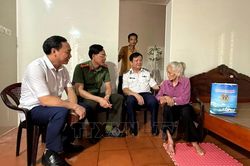 Bộ Tư lệnh Vùng Cảnh sát biển 1 thực hiện công tác dân vận tại Ninh Bình