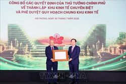 Công bố các Quyết định về Khu kinh tế và khởi động Khu thương mại tự do Hải Phòng