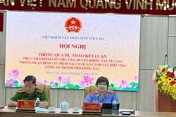 Thông qua dự thảo kết luận kiểm sát tại Công an thành phố Đồng Nai