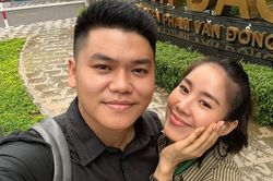 Vợ chồng Lê Phương chia sẻ niềm vui