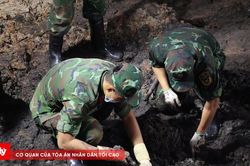 Tiếp tục quy tập thêm 5 hài cốt liệt sĩ tại Công viên Lê Thị Riêng
