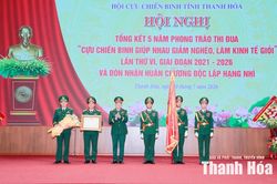 Hội Cựu chiến binh tỉnh đón nhận Huân chương Độc lập hạng Nhì và tổng kết phong trào 'Cựu chiến binh giúp nhau giảm nghèo, làm kinh tế giỏi'