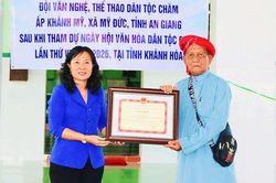 Vị giáo cả hết lòng vì văn hóa Chăm