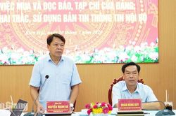 Kiên Hải đổi mới khai thác báo, tạp chí của Đảng gắn với sinh hoạt chi bộ
