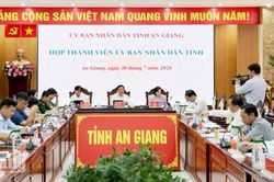 UBND tỉnh An Giang cho ý kiến nhiều dự án hạ tầng, đầu tư công trọng điểm