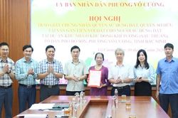 Bắc Ninh: Sau 24 năm vướng mắc, dự án Đồng Khí Tượng được trao Giấy chứng nhận quyền sử đất