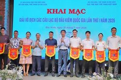 Khai mạc Giải Vô địch các Câu lạc bộ Đấu kiếm quốc gia lần thứ I năm 2026 tại Bắc Ninh