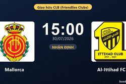 Nhận định Mallorca vs Al-Ittihad FC: đội hình dự kiến