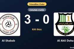 Al Shabab thắng đậm Al Ahli Doha ở trận giao hữu cấp CLB