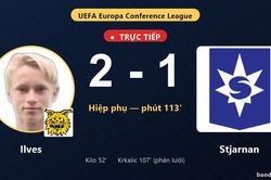 TRỰC TIẾPTrực tiếp Ilves vs Stjarnan: Ilves vượt l&ecirc;n dẫn trước