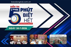 Điểm tin '5 phút biết hết' sáng 30-7: Khẩn trương hoàn thành sắp xếp các cơ sở giáo dục và chuẩn bị tốt cho năm học mới