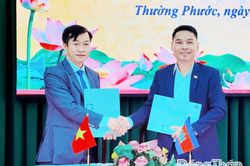 Trao đổi phương án đầu tư xây dựng đường kết nối Cửa khẩu Quốc tế Thường Phước - Cửu khẩu Quốc tế Kaoh Roka