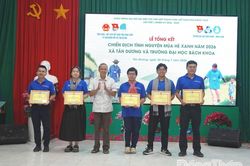 Chiến dịch Mùa hè xanh thực hiện nhiều phần việc ý nghĩa tại xã Tân Dương