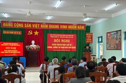 Nâng cao nhận thức pháp luật cho người dân Cà Ná về phòng, chống mua bán người