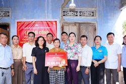 Phường Bắc Cam Ranh khởi công xây dựng 2 căn nhà Đại đoàn kết cho hộ nghèo, cận nghèo