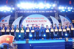 Hơn 500 trại sinh tham gia Hội trại truyền thống thanh ni&ecirc;n x&atilde; Vạn Ninh lần thứ II