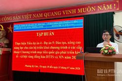 Hơn 270 học viên được tập huấn nâng cao năng lực triển khai Chương trình mục tiêu quốc gia