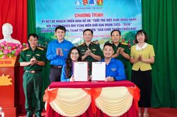 K&yacute; kết phối hợp triển khai Đề &aacute;n đồng h&agrave;nh c&ugrave;ng thanh thiếu nhi v&ugrave;ng bi&ecirc;n giới giai đoạn 2025 - 2030