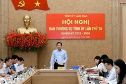 Ban Thường vụ Tỉnh ủy Lào Cai họp phiên thứ 14: Phát huy vai trò, trách nhiệm người đứng đầu
