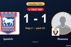 TRỰC TIẾPTrực tiếp Ipswich vs Osasuna: Ipswich gỡ h&ograve;a 1-1