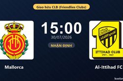 Nhận định Mallorca vs Al-Ittihad FC: đội h&igrave;nh dự kiến
