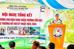Lâm Đồng tổng kết chương trình 'Thư viện thân thiện' tại các trường tiểu học