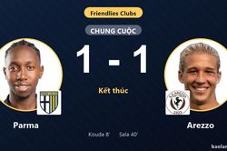 Parma v&agrave; Arezzo chia điểm trong trận giao hữu Club Friendlies