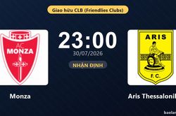 Nhận định Monza vs Aris Thessalonikis: đội h&igrave;nh dự kiến