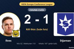 Ilves hạ Stjarnan sau loạt lu&acirc;n lưu ở v&ograve;ng loại Conference League