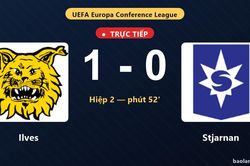 TRỰC TIẾPTrực tiếp Ilves vs Stjarnan: Ilves mở tỷ số