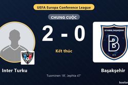 Inter Turku vượt qua Başakşehir, đội khách thất thế ở vòng loại châu Âu