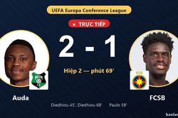 TRỰC TIẾPTrực tiếp Auda vs FCSB: Auda vượt l&ecirc;n dẫn trước