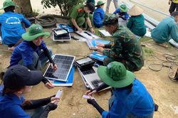 Nhiều hoạt động thiết thực trong Chiến dịch t&igrave;nh nguyện 'M&ugrave;a h&egrave; xanh' tại x&atilde; Hiệp Lực