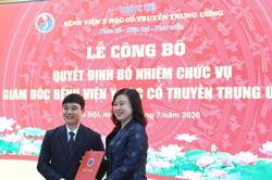 TS.BS Hán Huy Truyền giữ chức Giám đốc Bệnh viện Y học cổ truyền Trung ương