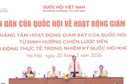 Chủ tịch Quốc hội Trần Thanh Mẫn chủ trì Diễn đàn của Quốc hội về hoạt động giám sát