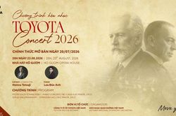 H&ograve;a nhạc Toyota 2026 hội tụ hai đỉnh cao &acirc;m nhạc l&atilde;ng mạn Nga