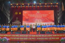 Hội thi Lực lượng tham gia bảo vệ ANTT ở cơ sở giỏi khu vực ph&iacute;a Nam th&agrave;nh c&ocirc;ng rực rỡ