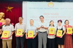 Phường Văn Miếu - Quốc Tử Giám công bố 35 Chi hội Khuyến học tổ dân phố