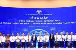 Hà Nội ra mắt Cổng thông tin điện tử thành phố và hệ thống 140 trang thông tin điện tử