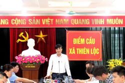 Xã Thiên Lộc: Rà soát tiến độ các dự án, thúc đẩy giải ngân vốn đầu tư công