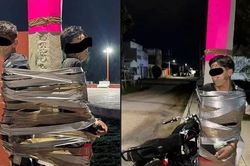 Tự bắt trộm rồi trói vào cột đèn, 'hiệp sỹ Batman' bị cảnh sát truy bắt