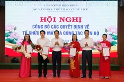 Điện Biên kiện toàn tổ chức bộ máy Sở Văn hóa, Thể thao và Du lịch