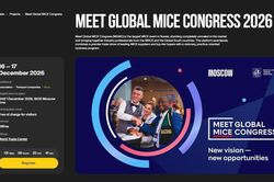 Hội nghị MICE toàn cầu 2026 tại Moskva: Diễn đàn quan trọng của ngành du lịch