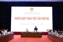 Tiếp tục Phiên họp toàn thể lần thứ ba Ủy ban Văn hóa và Xã hội của Quốc hội