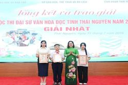 Thái Nguyên trao giải cuộc thi Đại sứ Văn hóa đọc năm 2026